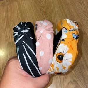 NWOT Set of 3 headbands